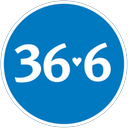 Логотип: Аптека 36,6